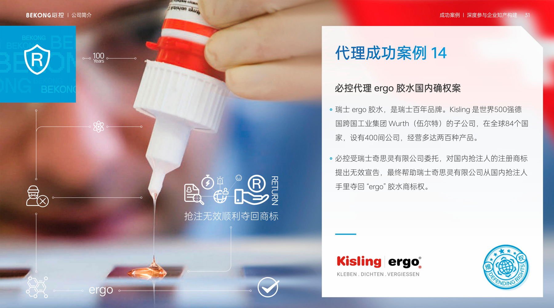 必控代理ergo胶水国内确权案